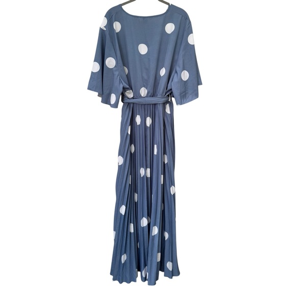 SHEIN Blue Polka Dot Maxi Dress size 4X - Picture 5 of 5
